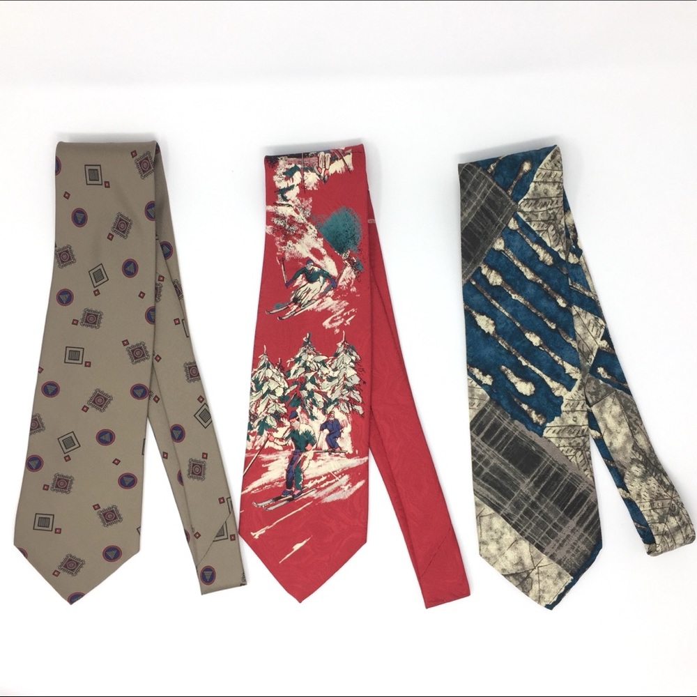 NWT 3 Men's Robert Talbott Silk Ties The Hound SF